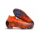 Bota Ronaldo Nike Mercurial Superfly VI Elite FG Naranja Negro