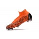 Bota Ronaldo Nike Mercurial Superfly VI Elite FG Naranja Negro