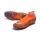 Bota Ronaldo Nike Mercurial Superfly VI Elite FG Naranja Negro