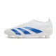 adidas Predator Elite Laceless Cesped Natural Seco Blanco Azul