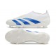 adidas Predator Elite Laceless Cesped Natural Seco Blanco Azul