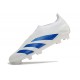 adidas Predator Elite Laceless Cesped Natural Seco Blanco Azul