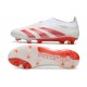 adidas Predator Elite Laceless Cesped Natural Seco Blanco Rosso