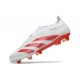 adidas Predator Elite Laceless Cesped Natural Seco Blanco Rosso