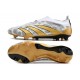 adidas Predator Elite Laceless Cesped Natural Seco Blanco Oro Gris