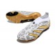 adidas Predator Elite Laceless Cesped Natural Seco Blanco Oro Gris