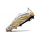 adidas Predator Elite Laceless Cesped Natural Seco Blanco Oro Gris