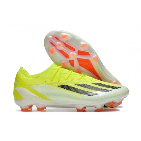 Zapatos Adidas X Crazyfast Messi.1 FG Team Amarillo Solar Negro Blanco