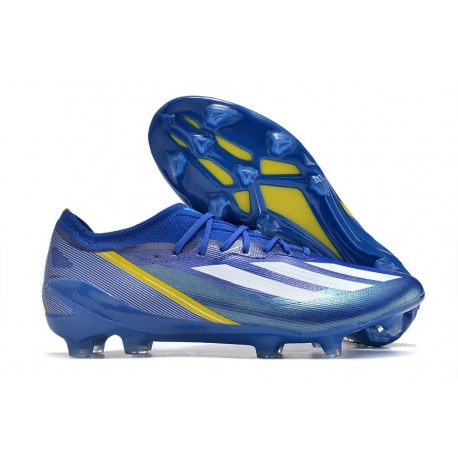 Zapatos Adidas X Crazyfast Messi.1 FG Lucid Azul Azul Burst Blanco