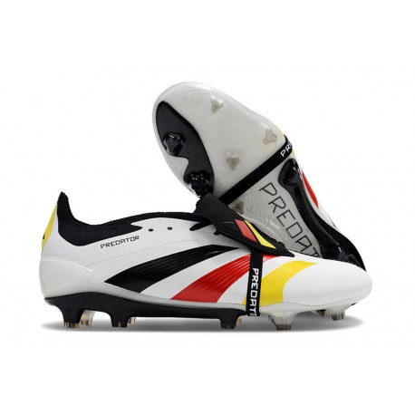 adidas Predator Elite FT césped natural seco Blanco Negro Amarillo Rojo