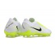 Nike Phantom GX 2 Elite FG Blanco Negro Amarillo