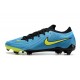 Nike Phantom GX 2 Elite FG Azul Amarillo Negro