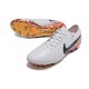 Nike Tiempo Legend X Elite FG Blanco Negro Naranja