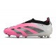 adidas Predator Elite Laceless Cesped Natural Seco Rosa Blanco Negro