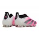 adidas Predator Elite Laceless Cesped Natural Seco Rosa Blanco Negro