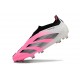 adidas Predator Elite Laceless Cesped Natural Seco Rosa Blanco Negro