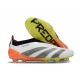 adidas Predator Elite Laceless Cesped Natural Seco Blanco Negro Arancione