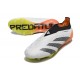 adidas Predator Elite Laceless Cesped Natural Seco Blanco Negro Arancione