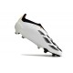 adidas Predator Elite Laceless Cesped Natural Seco Blanco Negro Rojo Amarillo