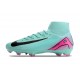 Zapatillas Nike Mercurial Superfly 10 Elite FG Verde Negro Rosa