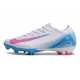 Nike Zoom Mercurial Vapor 16 Elite FG Blanco Azul Rosa