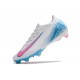 Nike Zoom Mercurial Vapor 16 Elite FG Blanco Azul Rosa