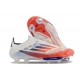 Zapatillas de Futbol adidas F50 + LL FG Ftwr Blanco Rojo Azul Lúcido