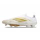 Zapatillas de Futbol adidas F50 + LL FG Ftwr Blanco Dorado Met