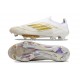 Zapatillas de Futbol adidas F50 + LL FG Ftwr Blanco Dorado Met