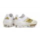 Zapatillas de Futbol adidas F50 + LL FG Ftwr Blanco Dorado Met