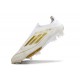 Zapatillas de Futbol adidas F50 + LL FG Ftwr Blanco Dorado Met