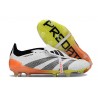 Bota adidas Predator Elite Tongue FG Blanco Negro Naranja