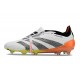 Bota adidas Predator Elite Tongue FG Blanco Negro Naranja