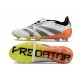 Bota adidas Predator Elite Tongue FG Blanco Negro Naranja