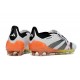 Bota adidas Predator Elite Tongue FG Blanco Negro Naranja