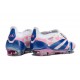 Bota adidas Predator Elite Tongue FG Ftwr Blanco Solar Azul Solar Rosa