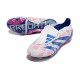 Bota adidas Predator Elite Tongue FG Ftwr Blanco Solar Azul Solar Rosa