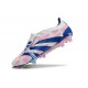 Bota adidas Predator Elite Tongue FG Ftwr Blanco Solar Azul Solar Rosa