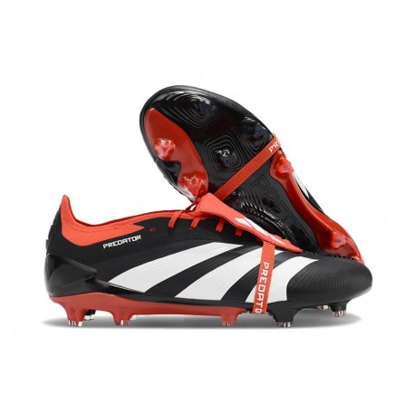 adidas Predator Elite FT césped natural seco Negro Blanco Rojo