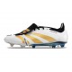 Bota adidas Predator Elite Tongue FG Ftwr Blanco Dorado Met