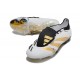 Bota adidas Predator Elite Tongue FG Ftwr Blanco Dorado Met