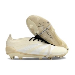 Bota adidas Predator Elite Tongue FG Beige Negro