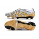 Bota adidas Predator Elite Tongue FG Blanco Negro Oro