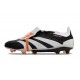 Bota adidas Predator Elite Tongue FG Negro Blanco Naranja