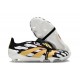 Bota adidas Predator Elite Tongue FG Negro Blanco Oro