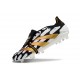 Bota adidas Predator Elite Tongue FG Negro Blanco Oro