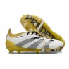 Bota adidas Predator Elite Tongue FG Blanco Oro Plata