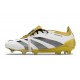 Bota adidas Predator Elite Tongue FG Blanco Oro Plata