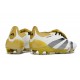 Bota adidas Predator Elite Tongue FG Blanco Oro Plata