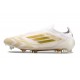 adidas F50 Elite Sin Cordones FG Ftwr Blanco Dorado Met